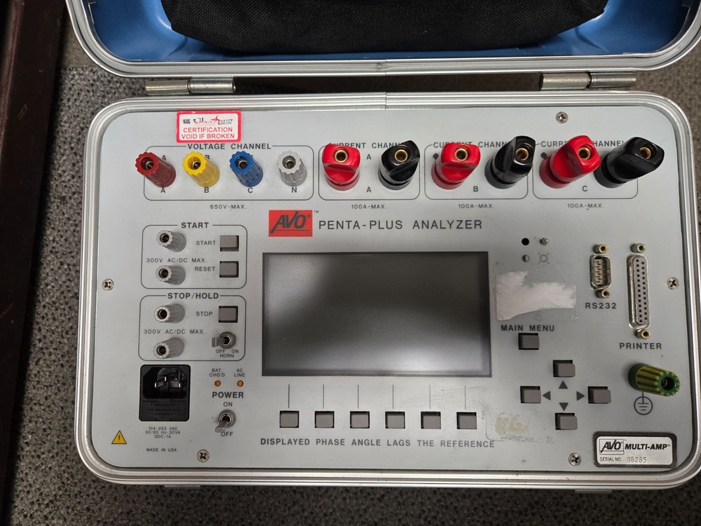 AVO Mutli-Amp Penta-Plus Analyzer