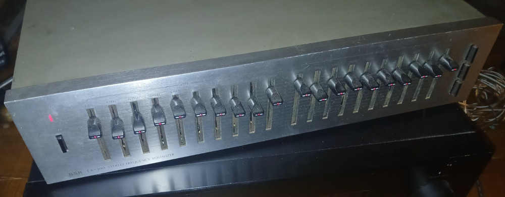 Working BSR EX-100 VTG Stereo Frequency Equalizer - Tested