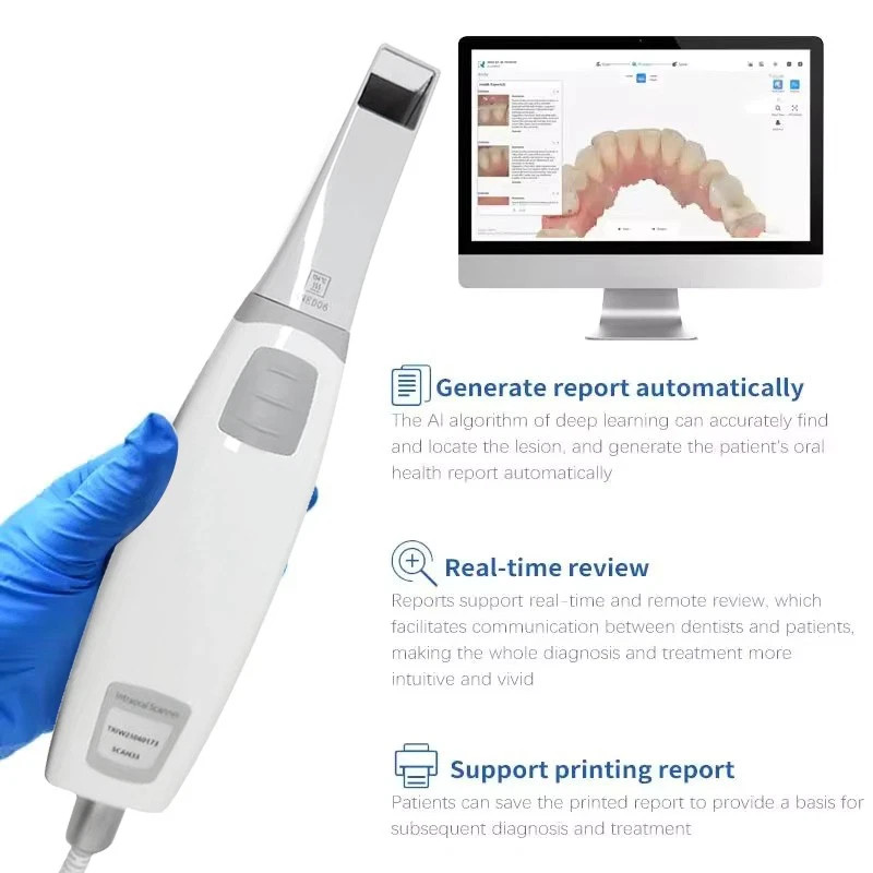 Dental Intra-oral Scanner 3D Real-time Display Software w/Scanning SW + 4 Tips