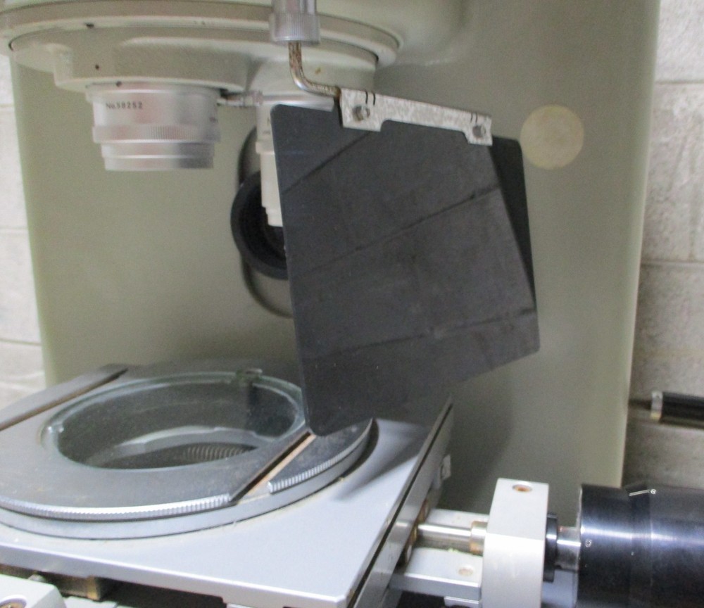 Nikon 6C-2 Optical Comparator Profile Projector w/ 2 Boeckeler 3486-1 Microcode