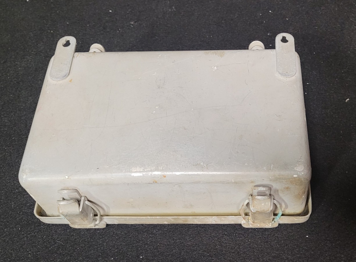 Surplus Military Aluminum Life Raft First Aid Kit Box, Navy, USAF, Aircraft