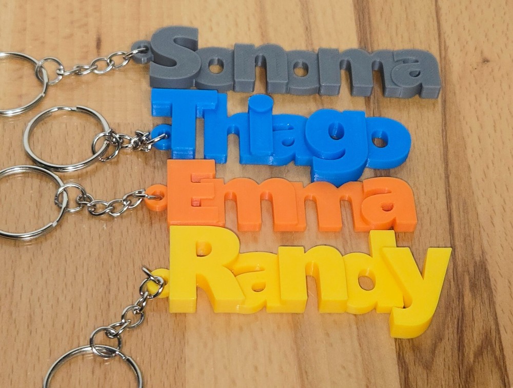 Custom Name Keychain Personalized