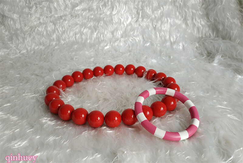 Anime ONE PIECE Portgas D Ace Cosplay Necklace Bracelet Pointer Bangle Belt Prop