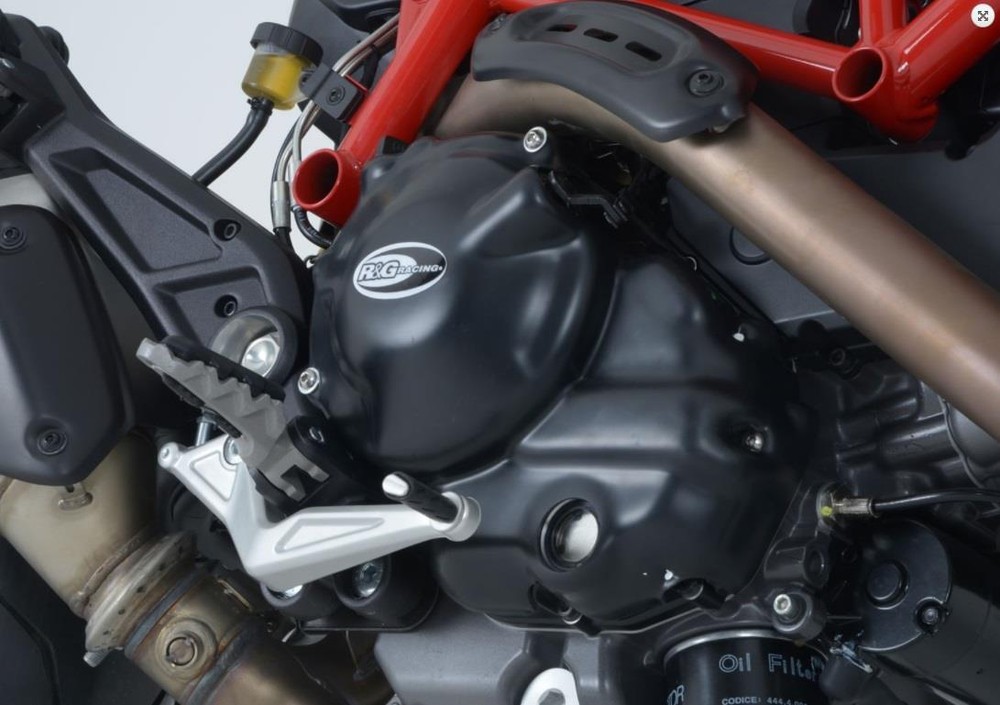 R&G Engine Case Cover Kit (2pc) (RHS + LHS) Ducati HyperStrada 821 2013 2014