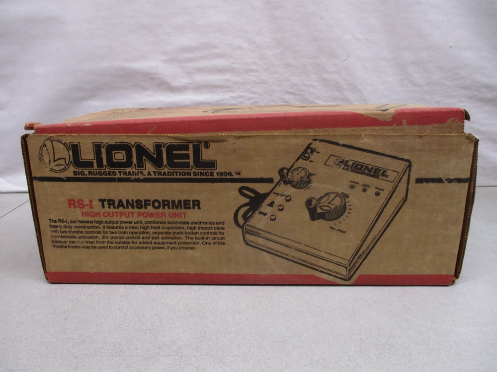 Lionel RS-I Transformer