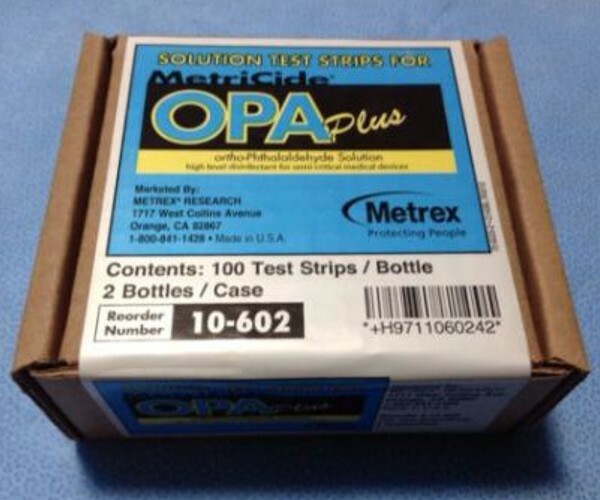 *200-Pack* Metrex MetriCide OPA Plus Solution Test Strips 10-602