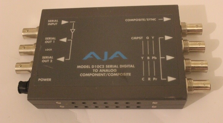 AJA D10C2 SERIAL DIGITAL TO ANALOG COMPONENT/COMPOSITE