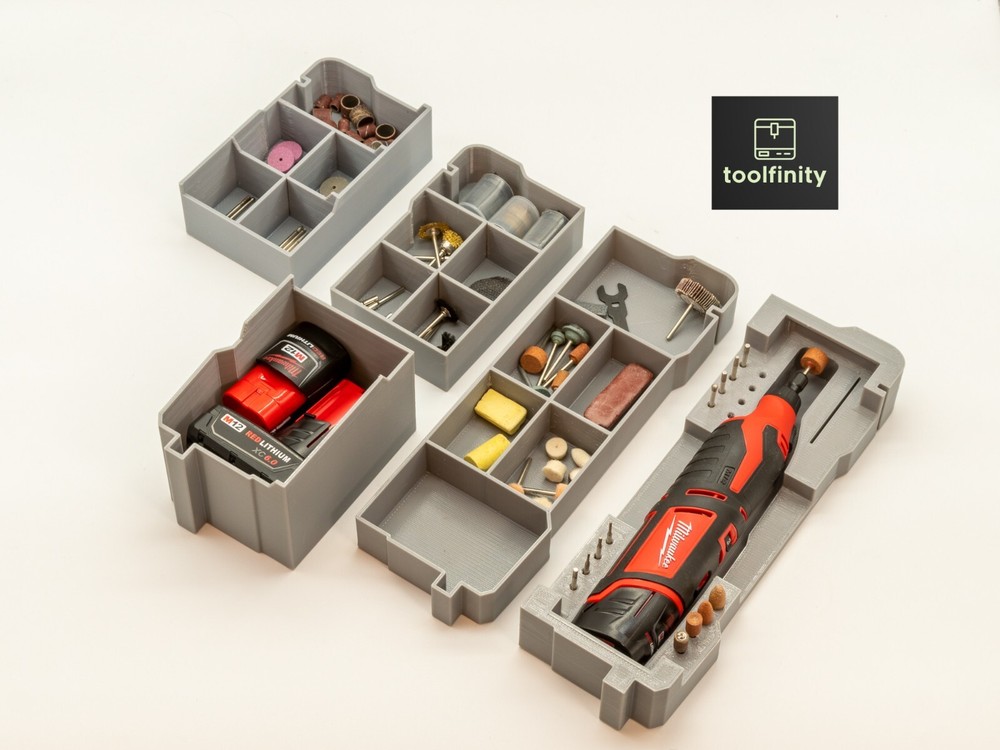 Milwaukee Packout Insert for 2460-20 M12 Rotary Tool (Insert Only)