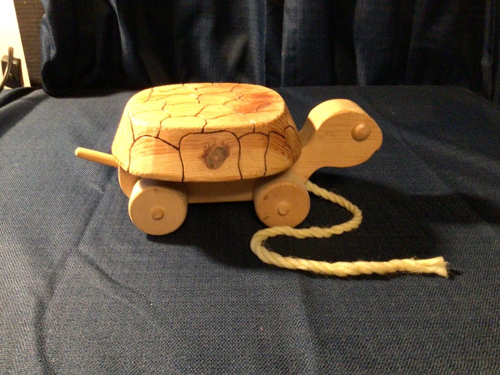 Wood Turtle Pull Toy