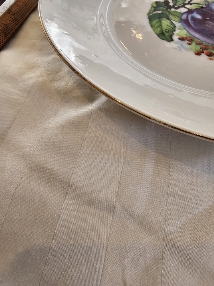 Vintage fruit themed plates and bowls