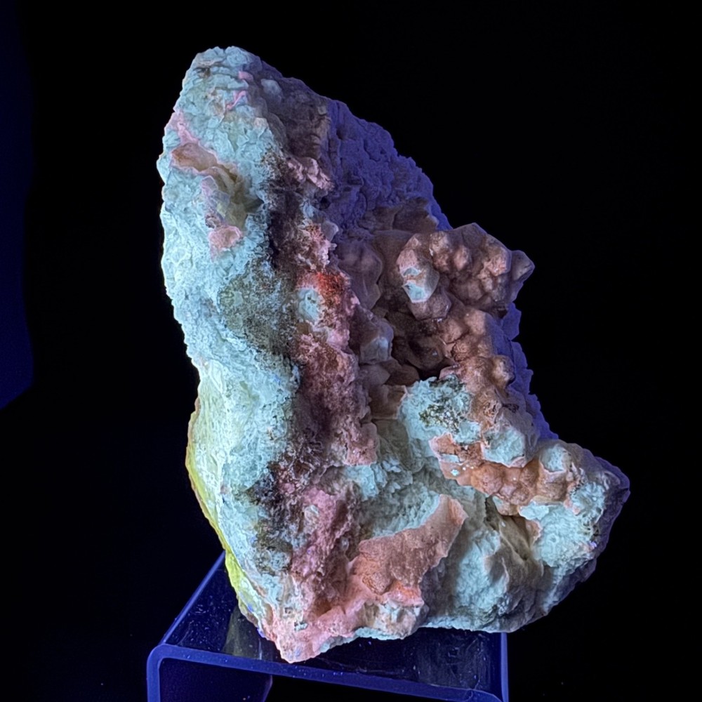 Large Solid Fluorescent Barytocalcite, Witherite, Baryte: Rampgill Mine, England