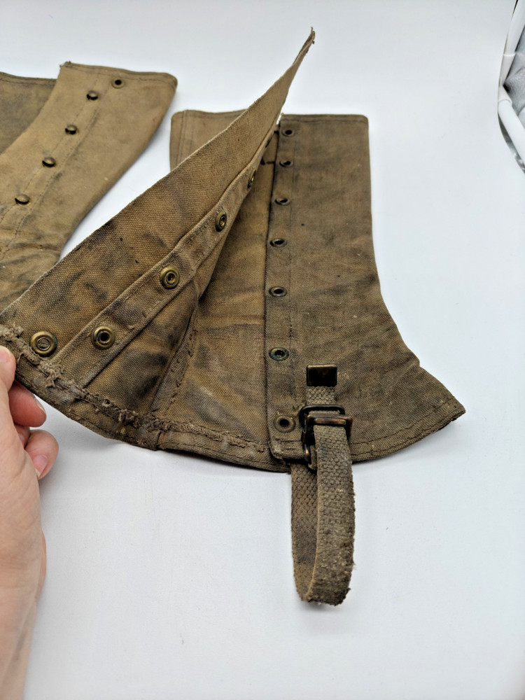 ORIGINAL WWII US USMC COMBAT FIELD LEGGINGS