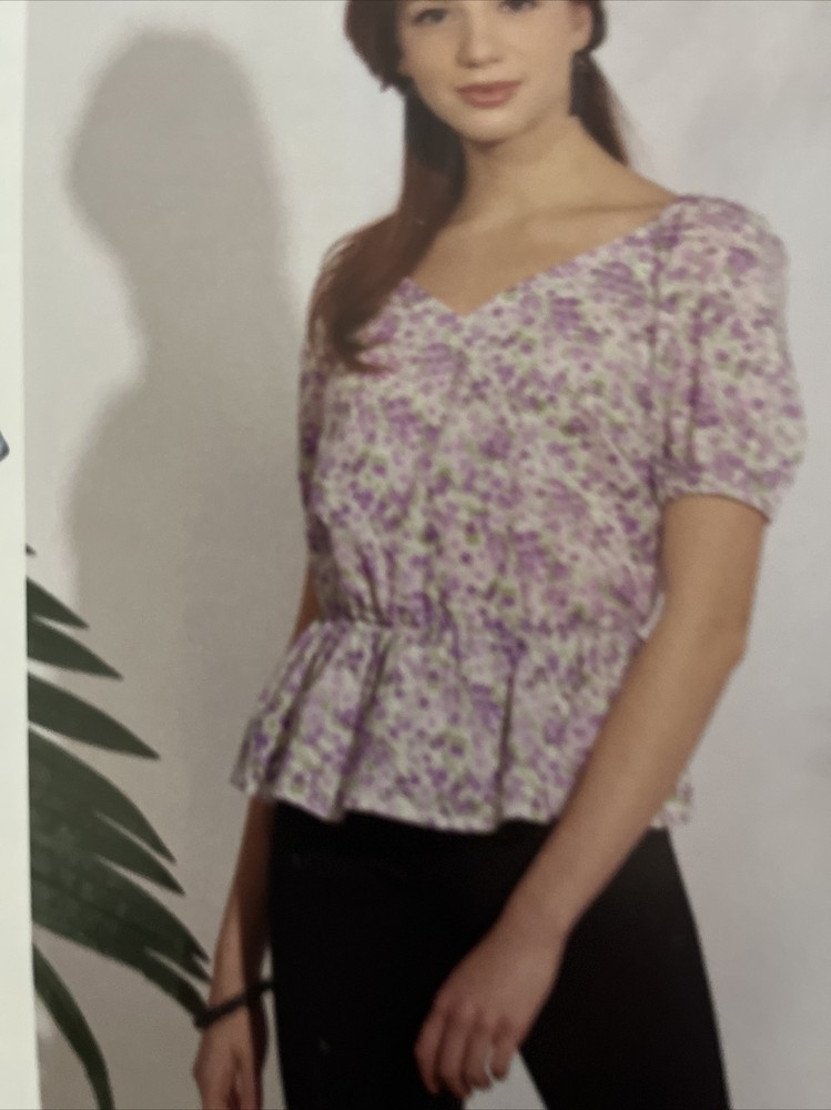 Simplicity Pattern 10189 Sizes 14-22 Peasant Blouse Uncut