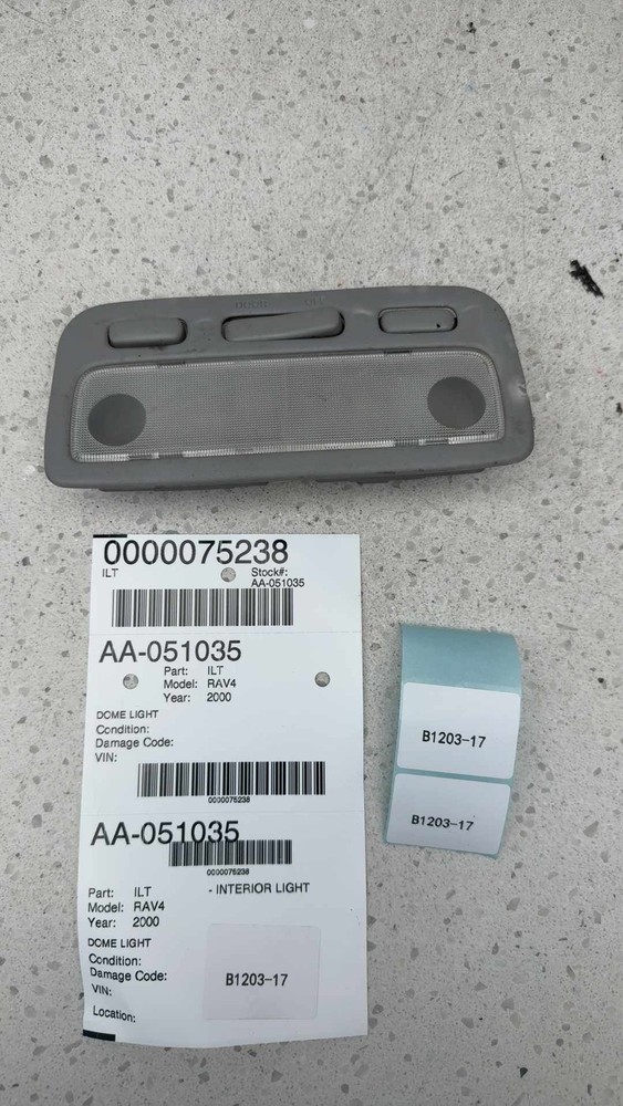 2000 TOYOTA RAV-4 Interior Light Dome Light