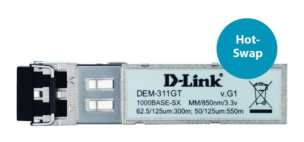 Gigabit Ethernet Optical Transceiver Multimode 1000BASE-SX SFP Module (DEM-31...