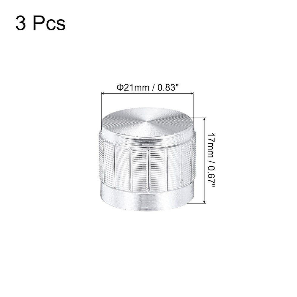3pcs Versatile Aluminum Control Knobs for Potentiometers - Audio Excellence