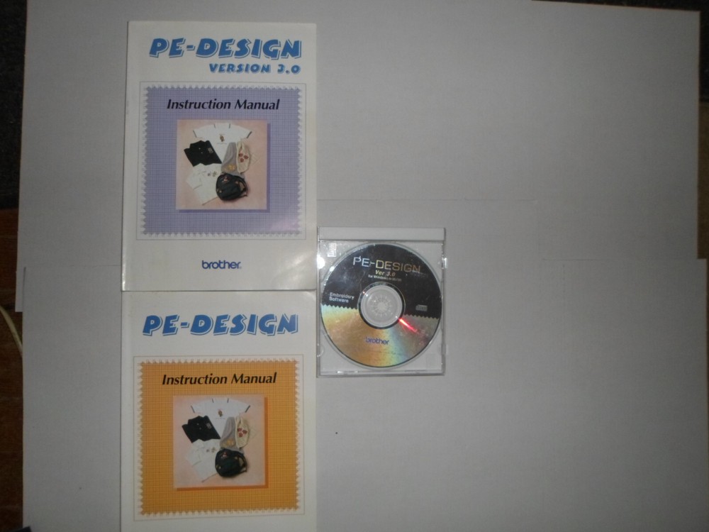 Brother PE-design software version 3.0 sewing embroidering