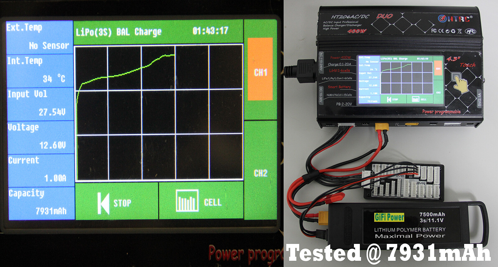 Replacement 7500mAh Li-Po Battery YUNEEC Q500+ PRO 4K Typhoon Drone