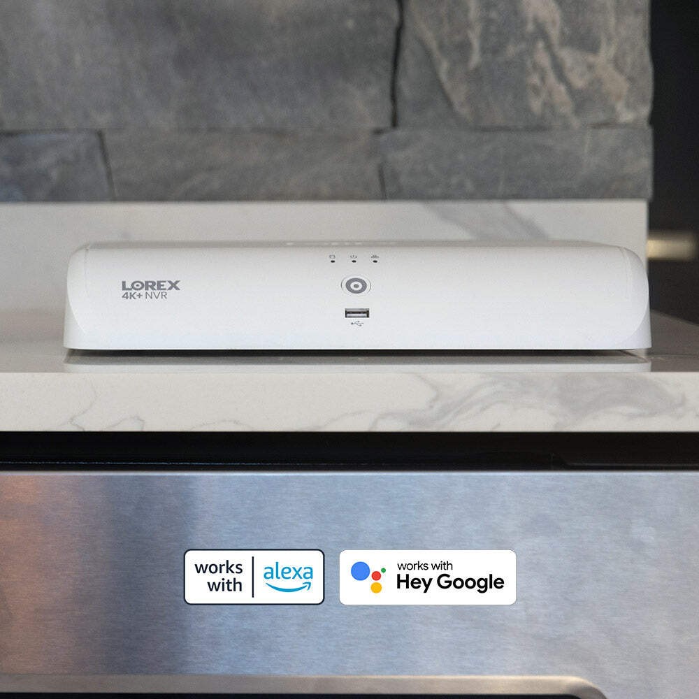 Lorex 4K+ 12MP 16 Camera Capable (8 Wired + 8 Fusion Wi-Fi ) 1TB NVR- Open Box