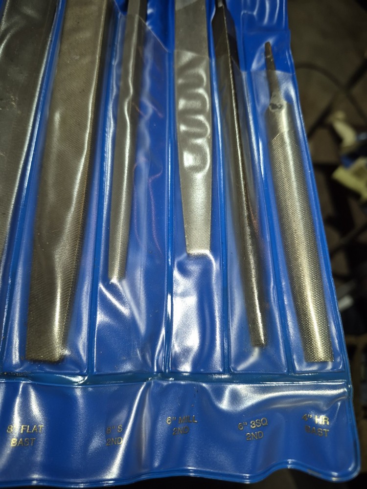 Air Arrow Assorted Files 4"-12" Quantity: 12 With Blue Roll Protective Case USA