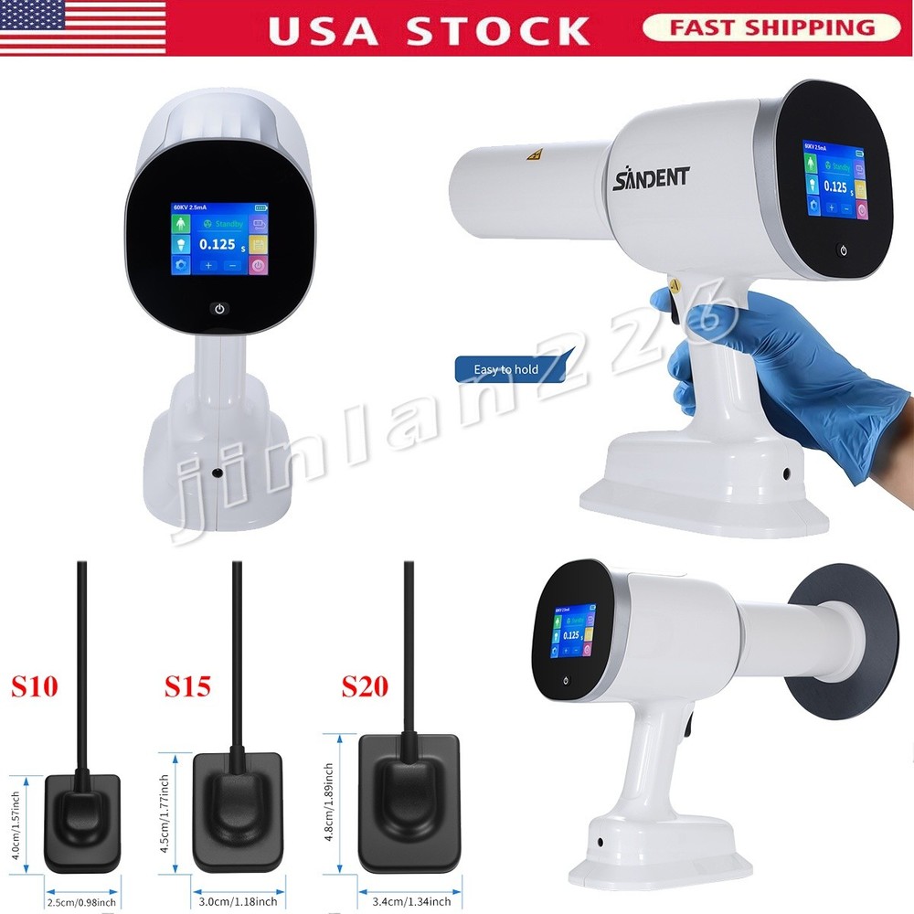 Dental X Portable Rayos Digital Machine Imaging High Frequency+Shield / Sensor