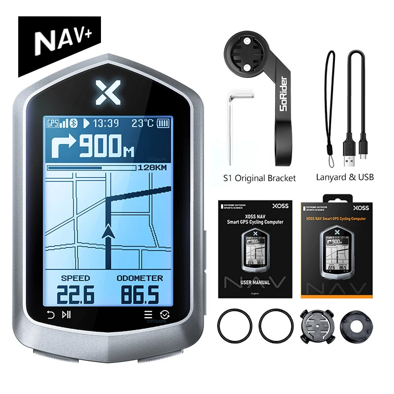 Bike Computer GPS Bicycle Map Route Navigation MTB Wireless Speedometer Odometer