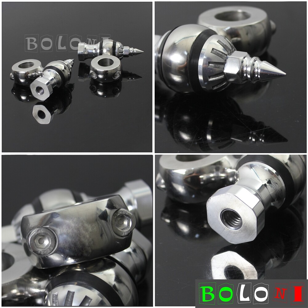 For Harley Chopper Bobber Cafe Racer Offset Dogbone 1'' Handlebar Risers Kit