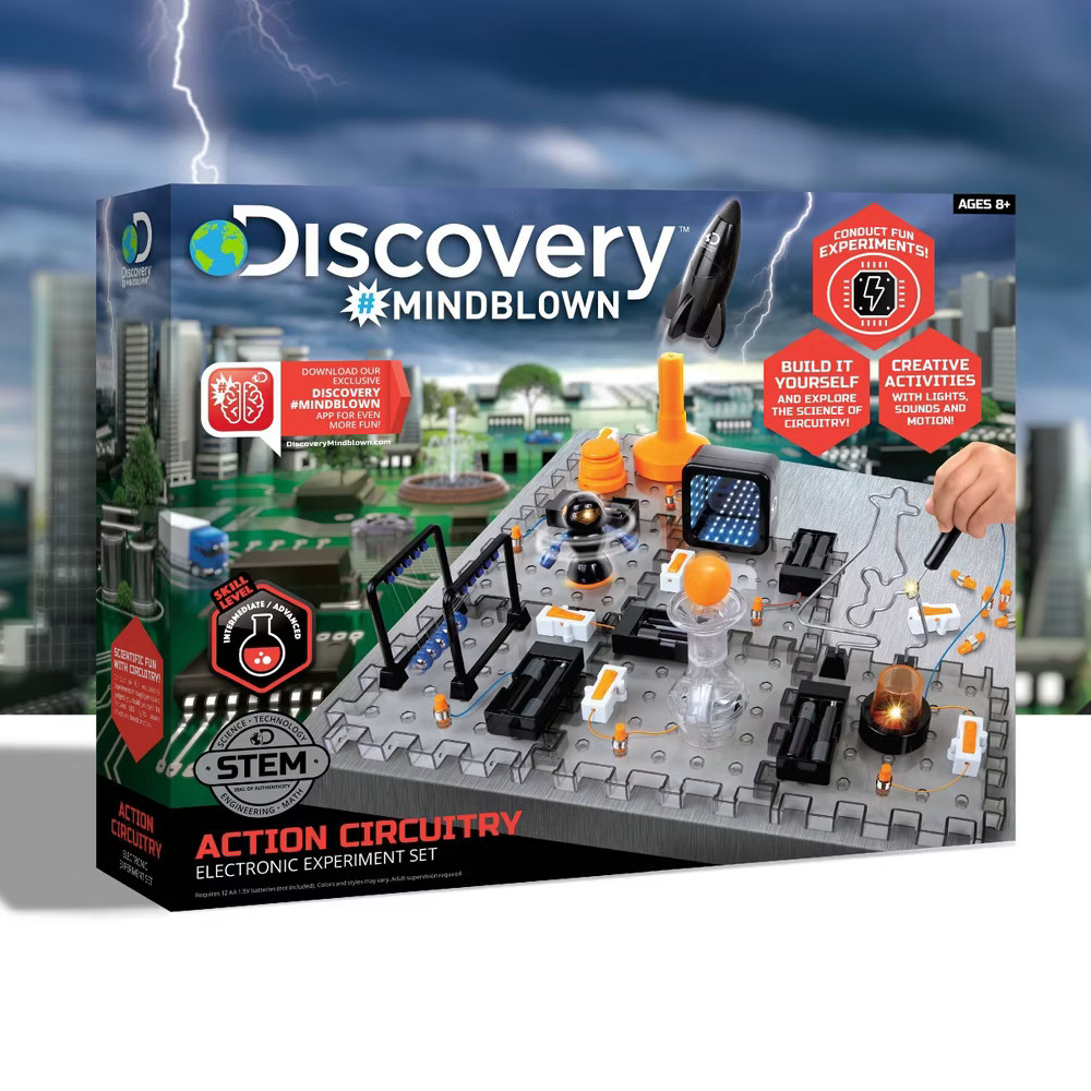 Discovery #Mindblown Action Circuitry Electronic Experiment STEM Science Kit