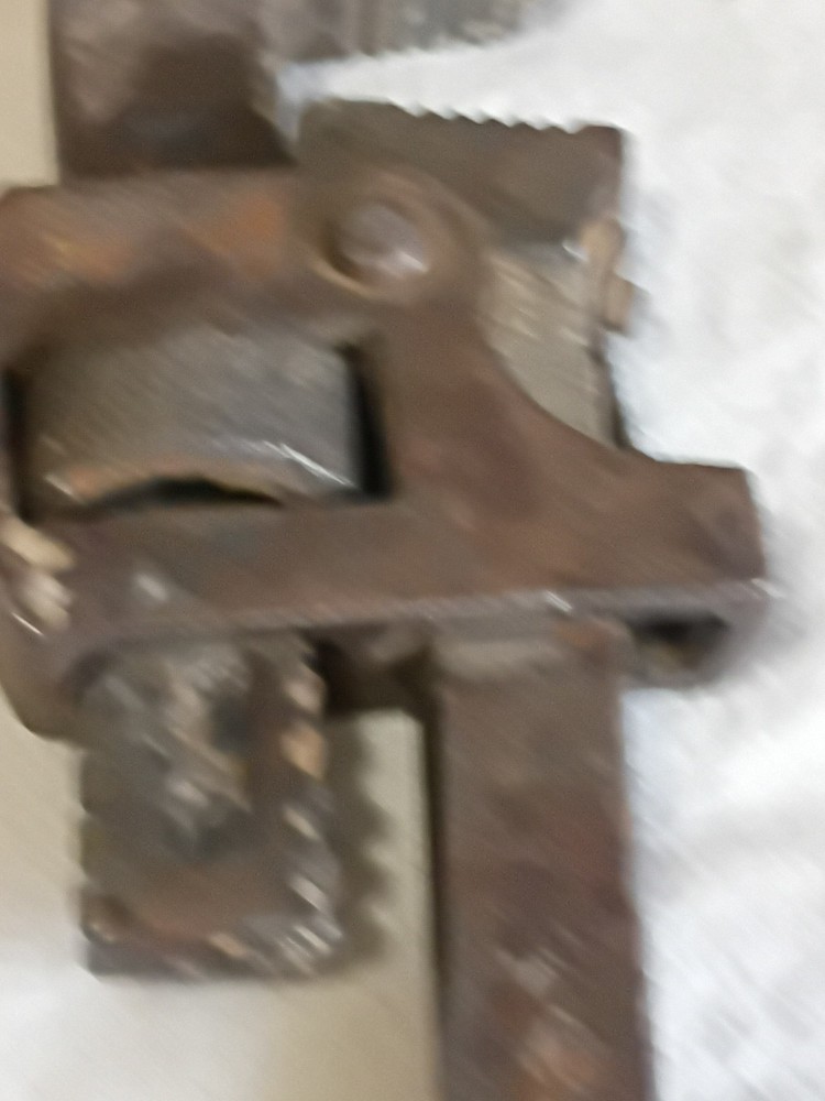 Antique #10 Pipe Wrench A3