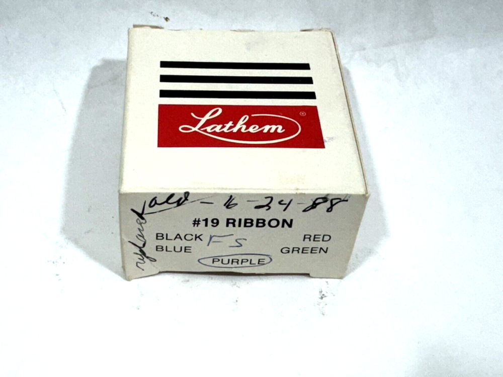 Lathem Time Clock Ribbon - Purple #19