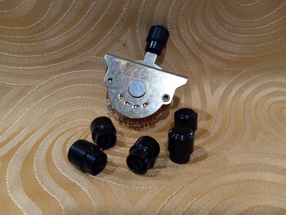 Seeburg JukeBox Replacement Black Plastic Button Cap For Scan Off Auto Switch