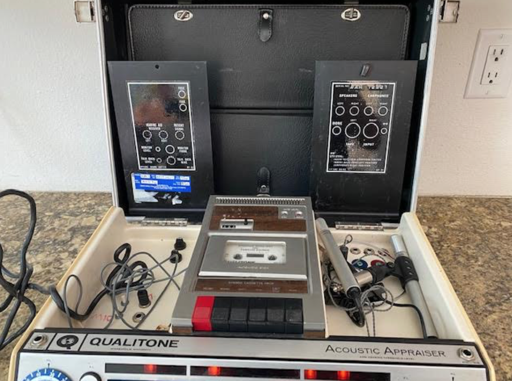 Qualitone Acoustic Appraiser Audiometer ANSI Hearing Threshold Level