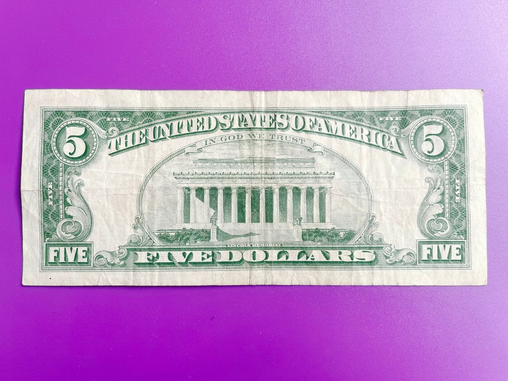 $5 1963 UNITED STATES NOTE CHOICE VF NOTE