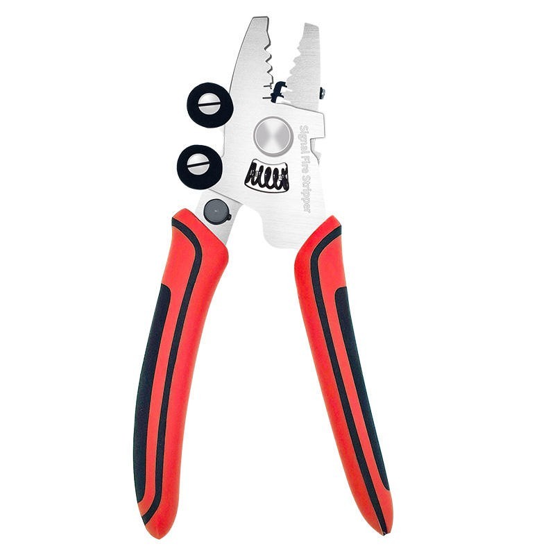 FTTH Tools 9 in 1 Cable Wire Stripper With Scale Scissors Clean Cotton Cutter