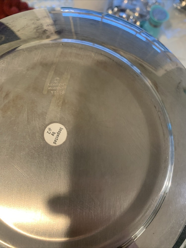 Plated Serving Bowl