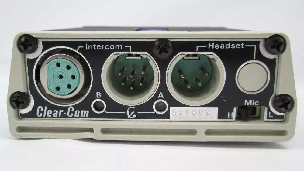 Clear Com model 502 Two-Channel Beltpack Intercom Station