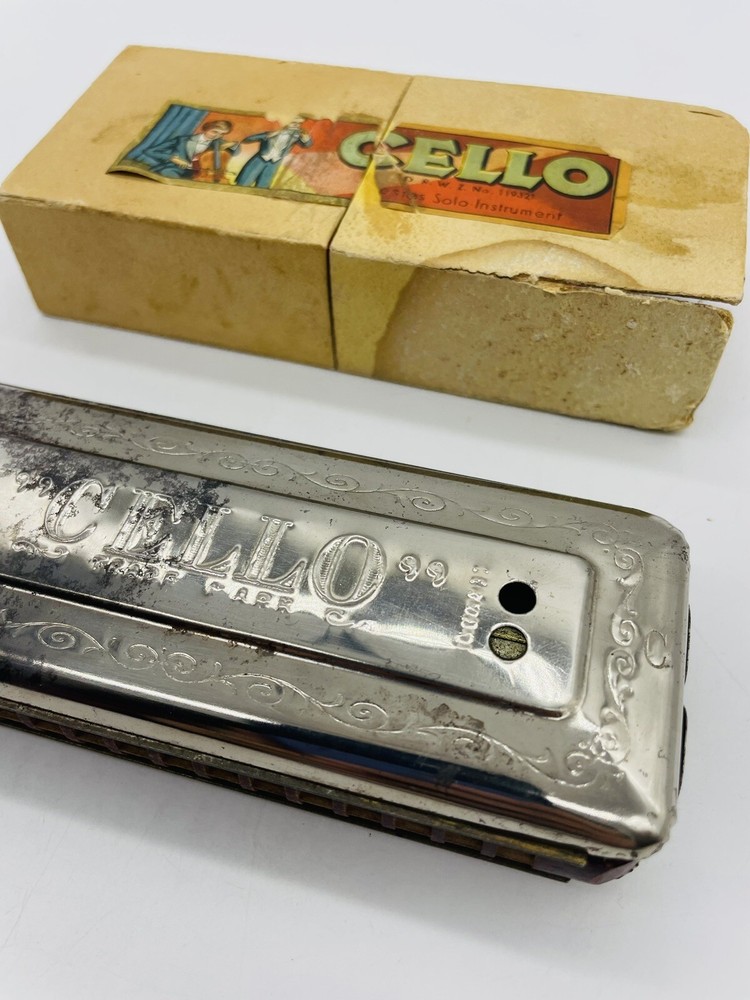 Vintage Cello Harmonica Germany DRWZ