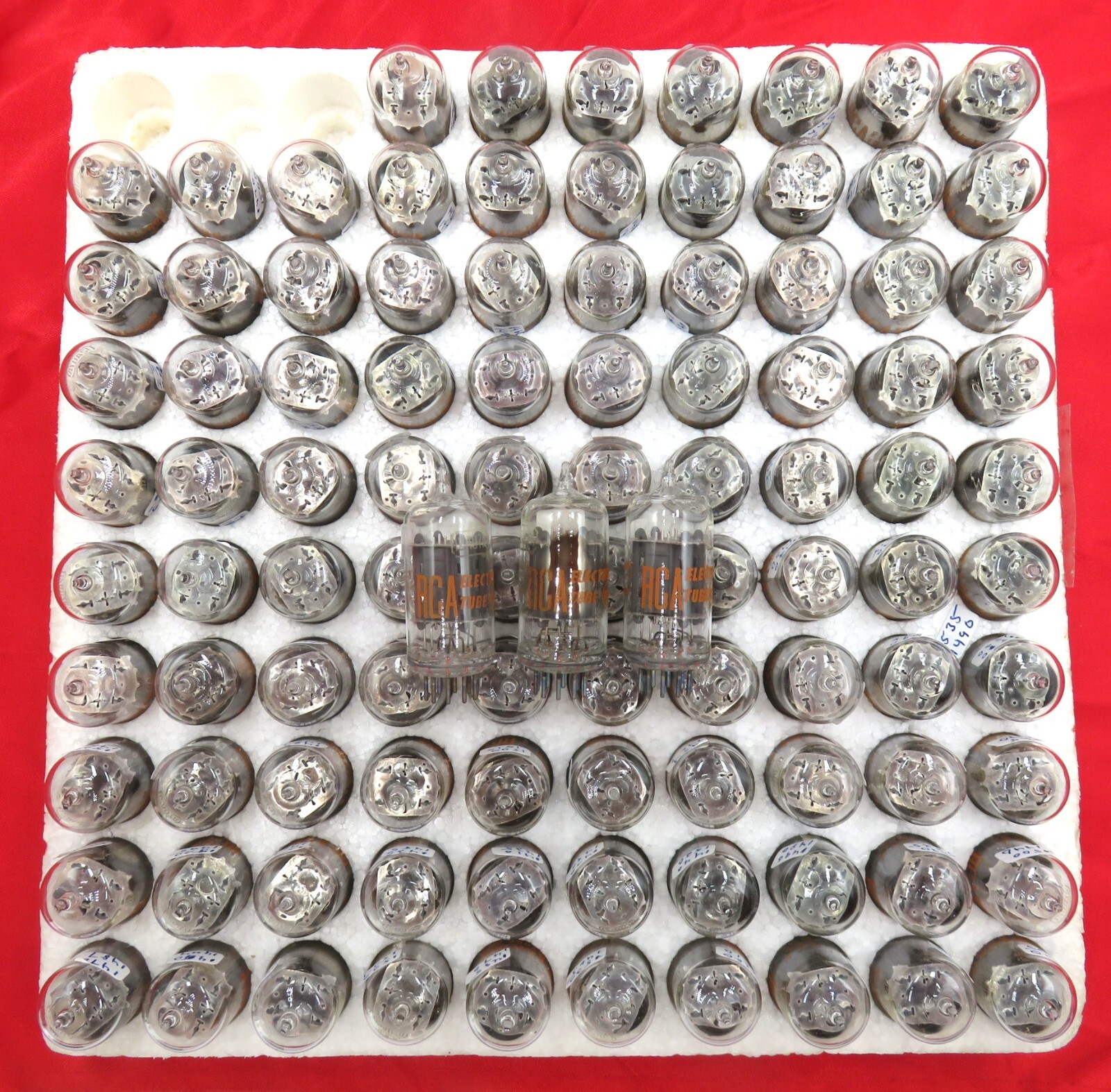 Vintage 1962 NOS RCA Clear Top 12AU7A PLATINUM GRADE ~ Matched Pair ~ New Tubes