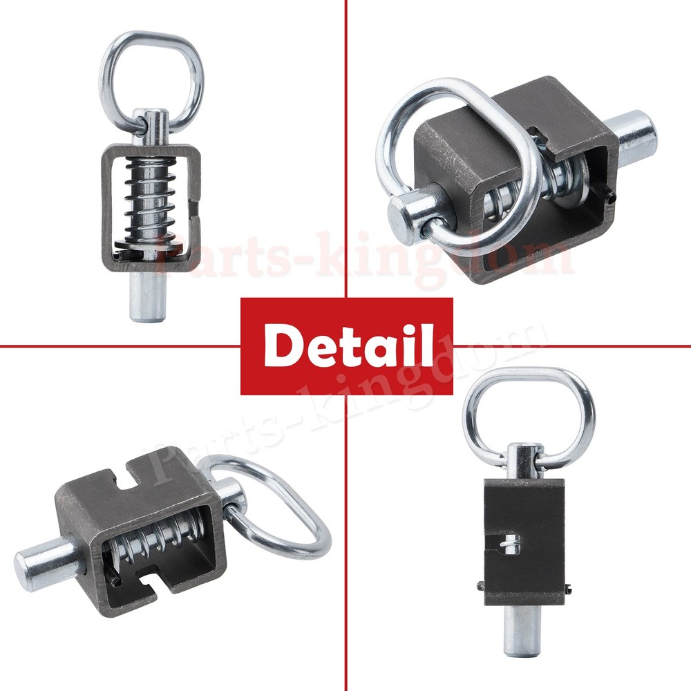 Spring Latch Lock, Weld-On Spring Latch Assembly, Trailer Gate Latch, Set of 2pc