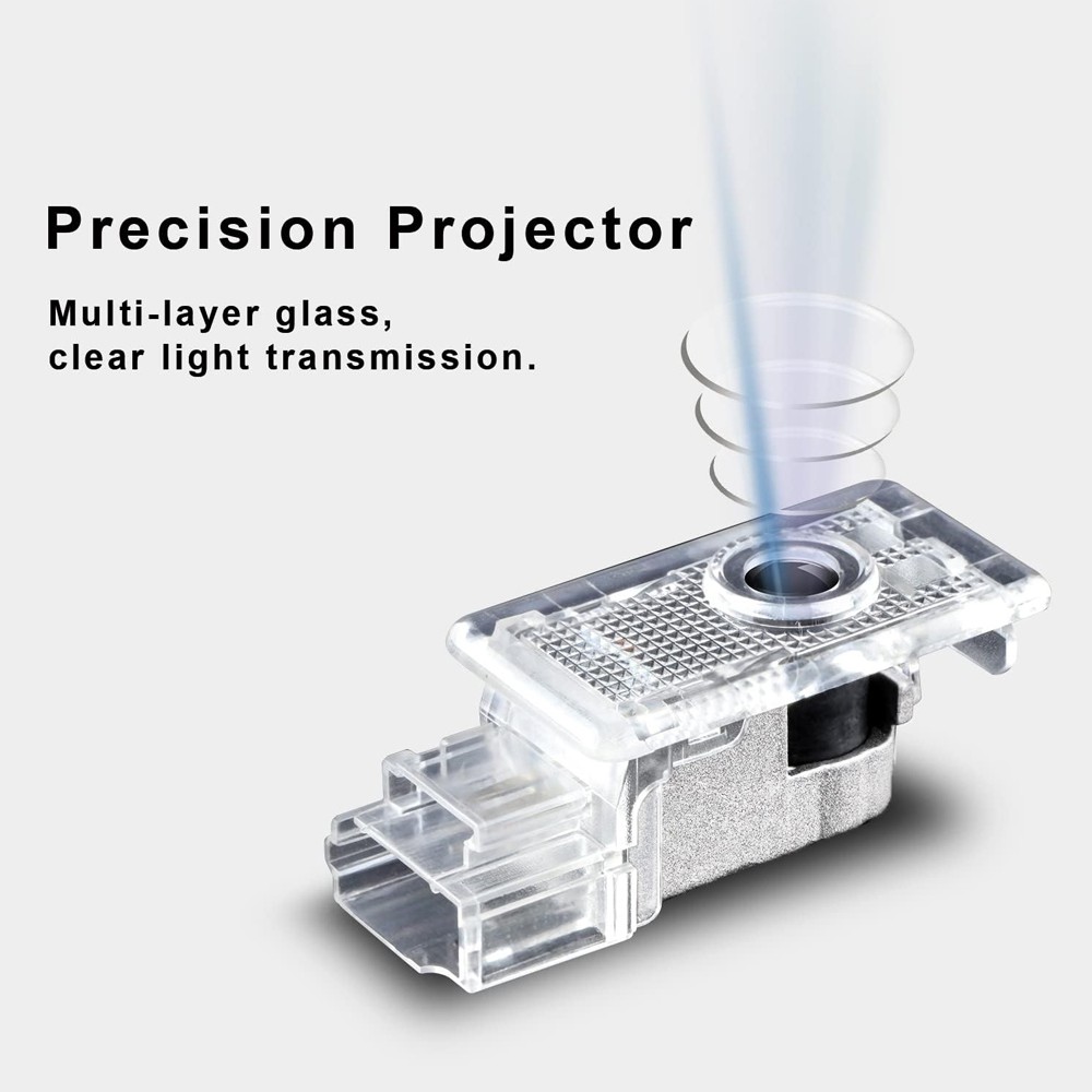 2x Ghost LED Car Door Step Courtesy Shadow Lights For ATS SRX XT5 XTS Mulitcolor