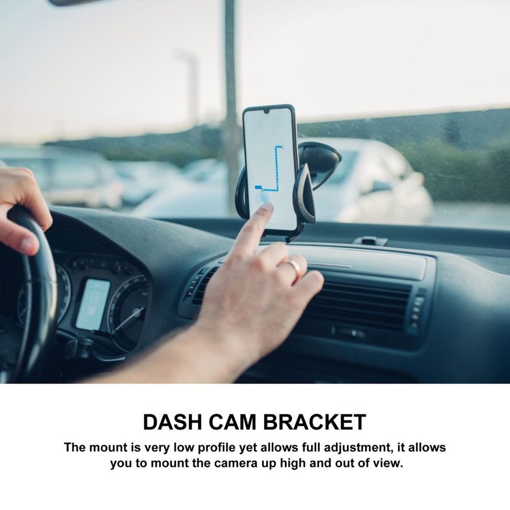 2 Pcs Replacement Suction Cup Mount Part Dash Cam Holder Bracket for