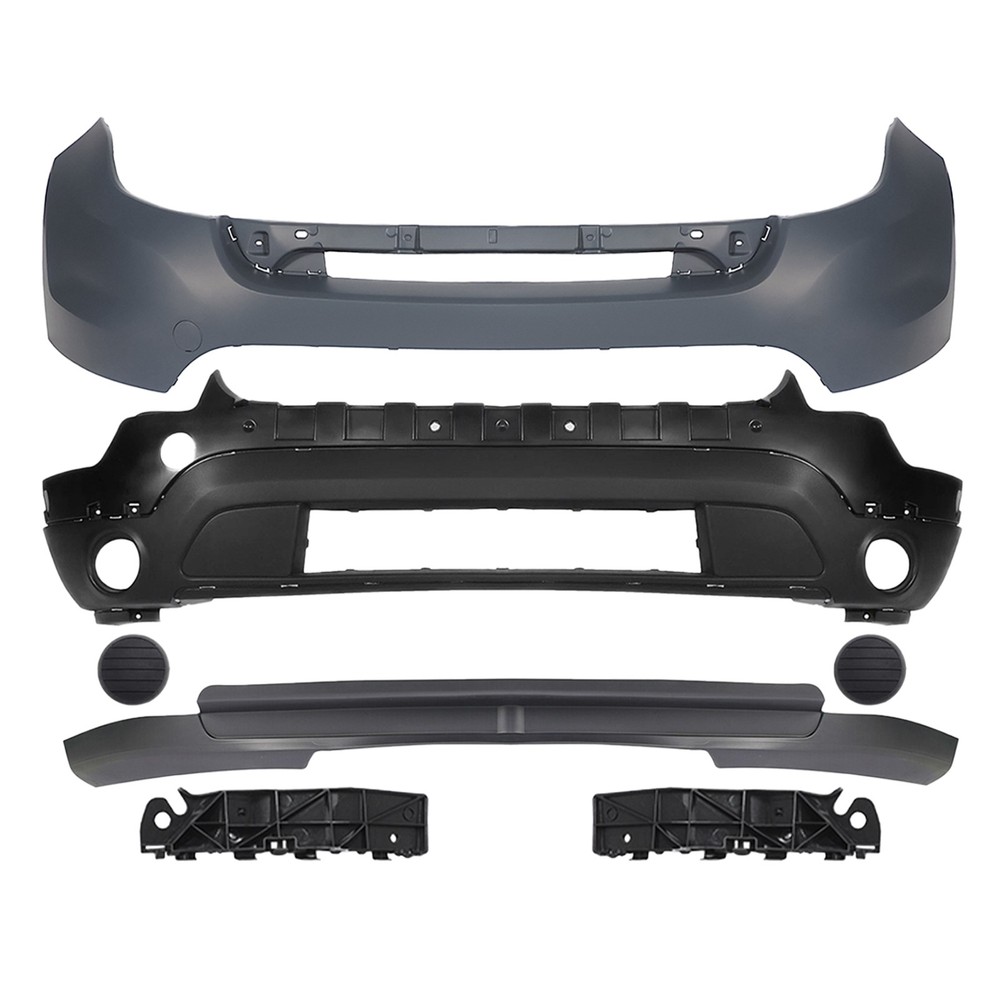 Front Bumper Cover Assembly Complete Kit For Ford Explorer 2011-2015 Primed