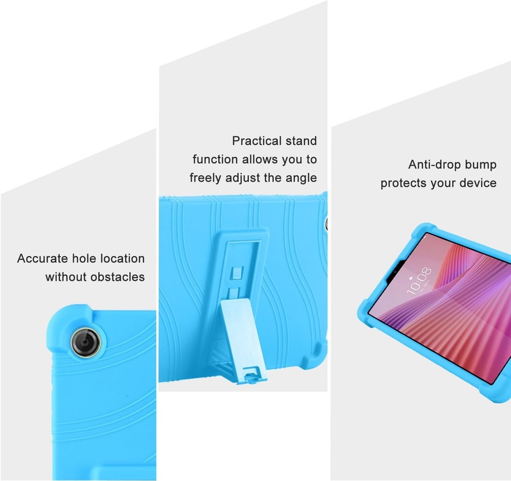 Case for Lenovo Tab One 8.7 Inch, Shockproof with Folding Stand Function, Sky Bl