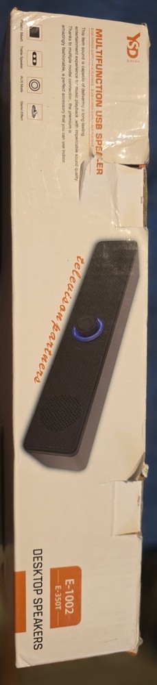 YSD E-1002 USB Powered 2.0 Channel Desktop Computer Speaker Stereo Effect 3.5mm