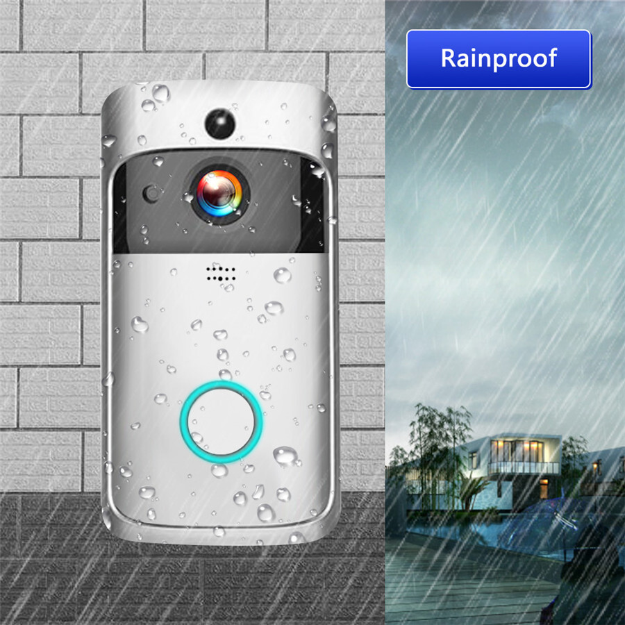 Wireless Smart WiFi DoorBell Video Visual Cam Intercom Home Security W/ dingdong