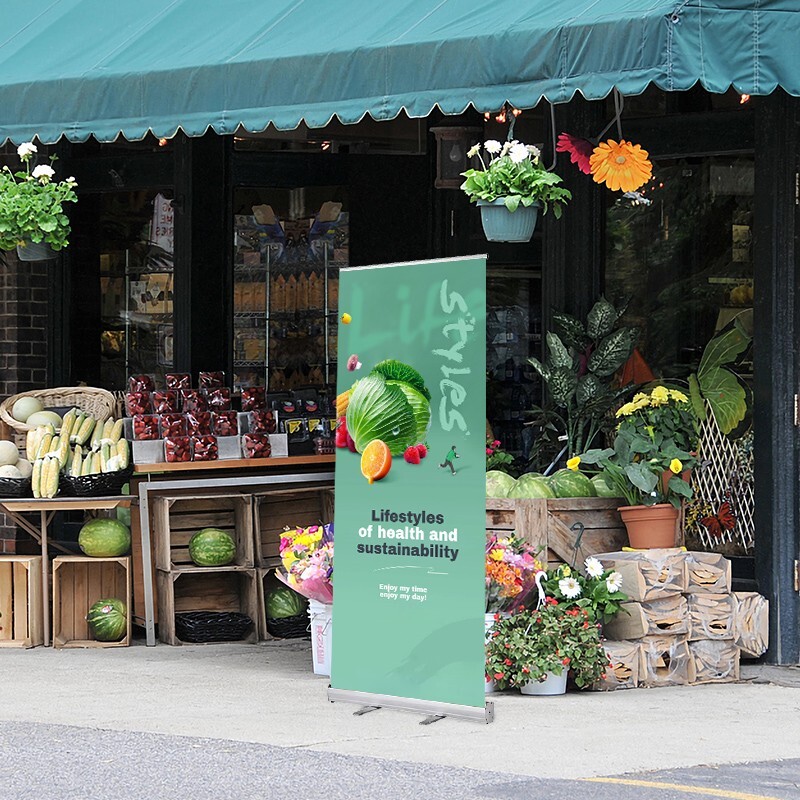 Custom Retractable Banner with Aluminum Frame For Events, Promotion Advertising