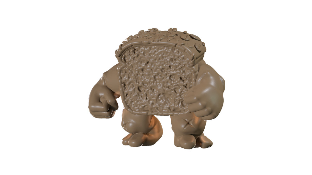 Capsule Chibi - Bread Golem