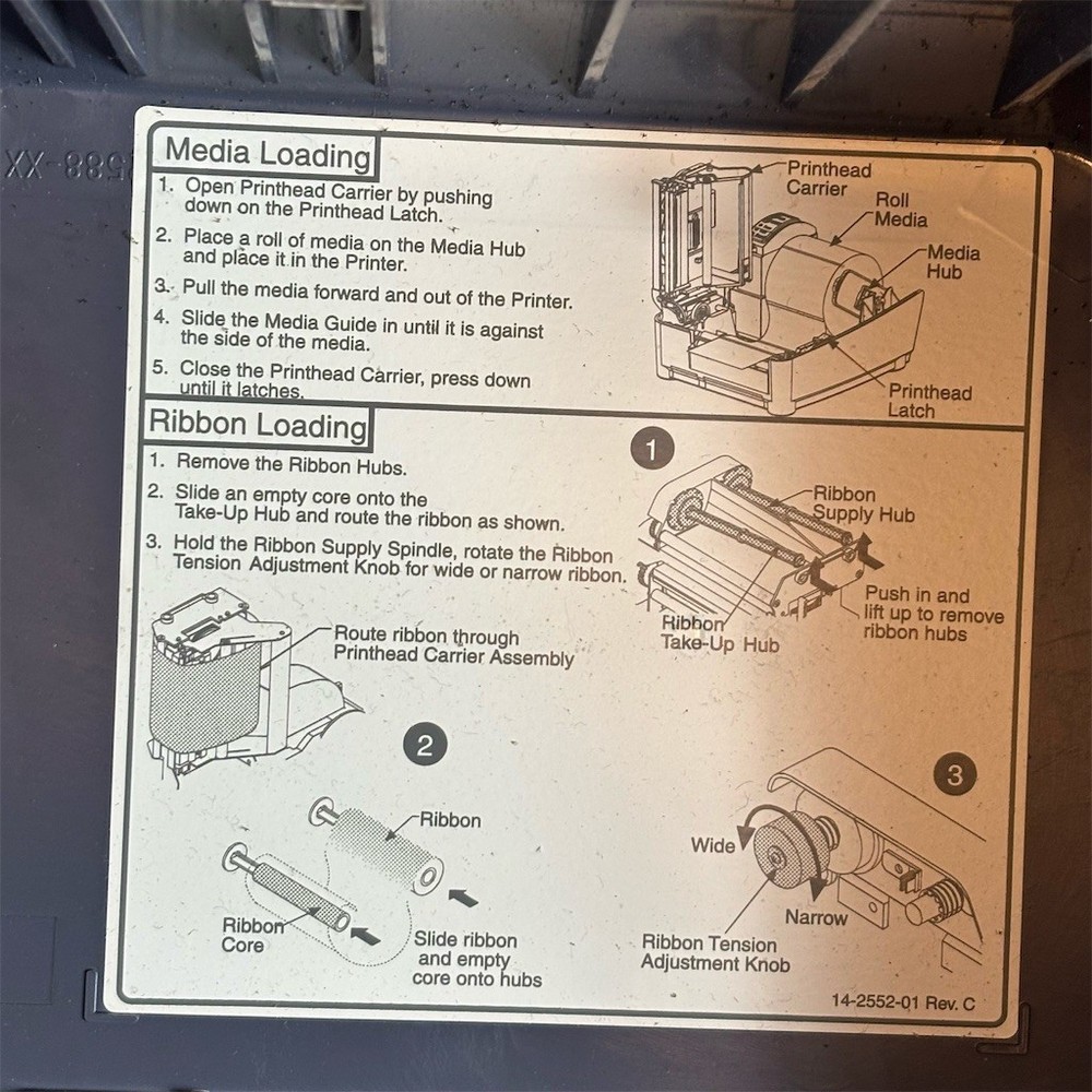 VeriFone POS Printer Direct Thermal Label Receipt Parallel & Serial Ports