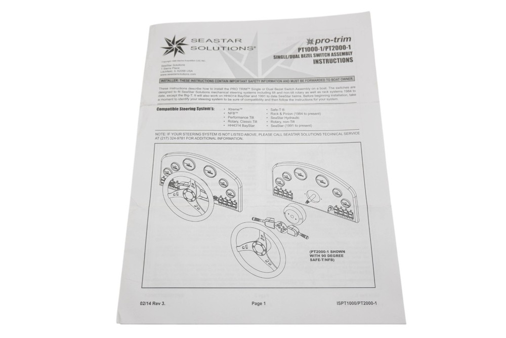 Pro-Trim Single/Dual Bezel Switch Assembly I