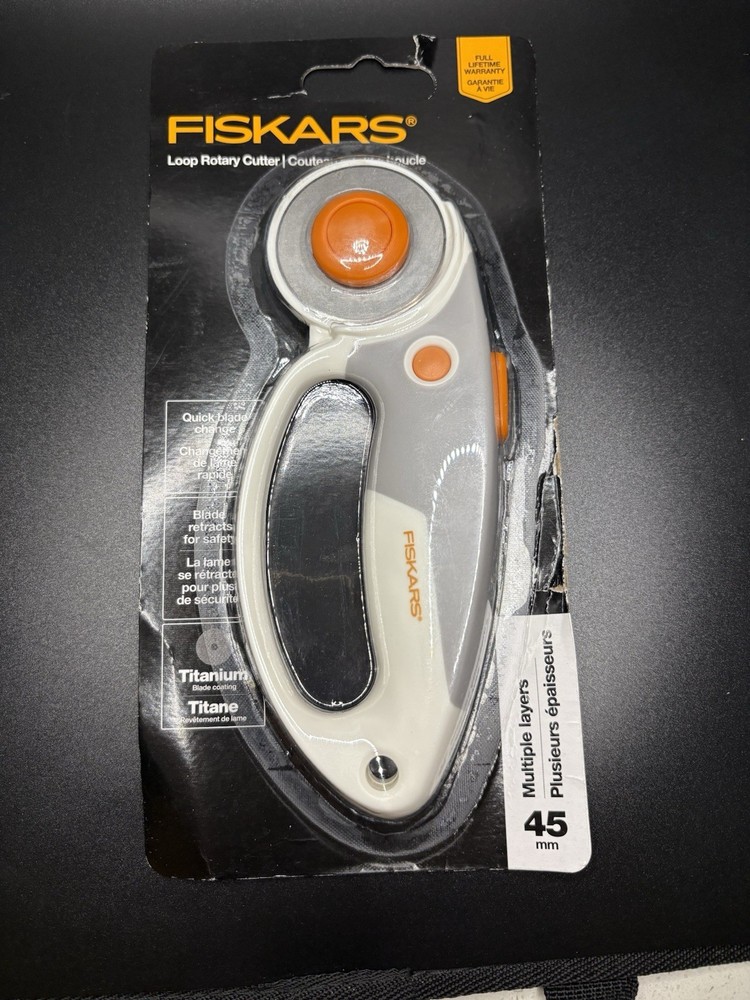 Fiskars Loop Rotary Cutter 45mm Titanium